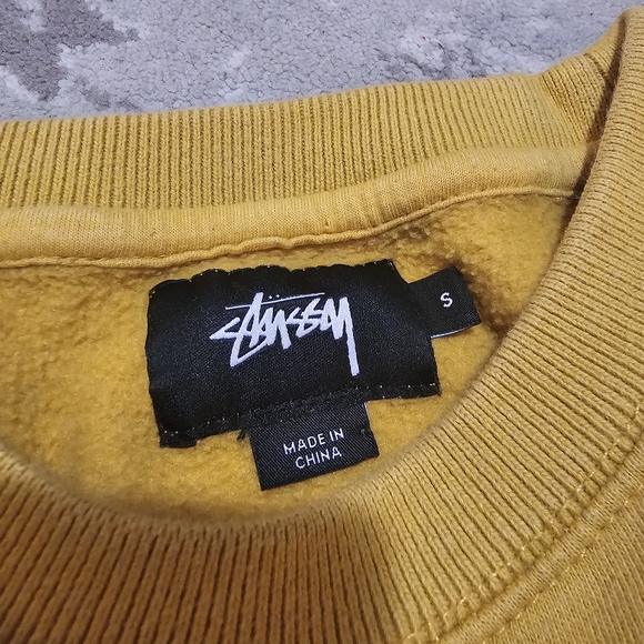 Stussy Men's Yellow Sweater - Picture 3 of 7